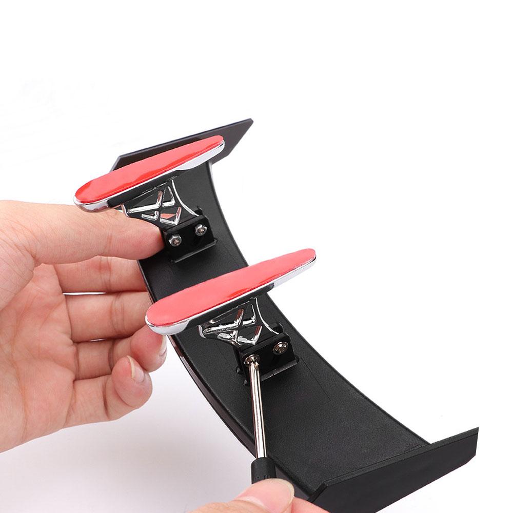 Универсальный мини светодиодный задний фонарь на солнечной энергии Декор заднего багажника автомобиля Спойлер Крыло АБС