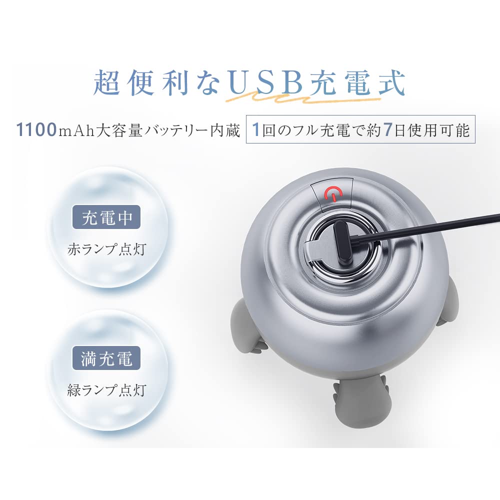 Голова головы электрическая головка IPX7 головка электрическая головка голова 2 10 минут USB ванная комната день щетка, эстетика, щетка, водонепроницаемый, спа, щетка, этапы, таймер,