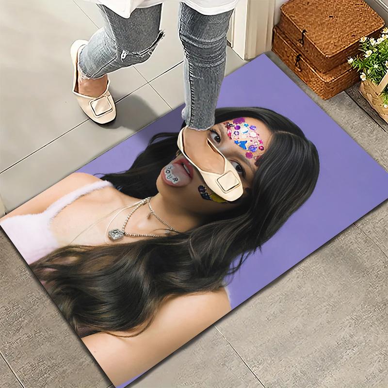 Olivia Isabel Rodrigo Carpet Rug For Living Room Bedroom Home Sofa Decoration Kids Play Nonslip Floor Mat