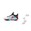 Кроссовки для бадминтона Li Ning Ground Flying 2 Pro из искусственной кожи, нескользящие, износостойкие, дышащие, средней высоты, унисекс, AYAT003-2
