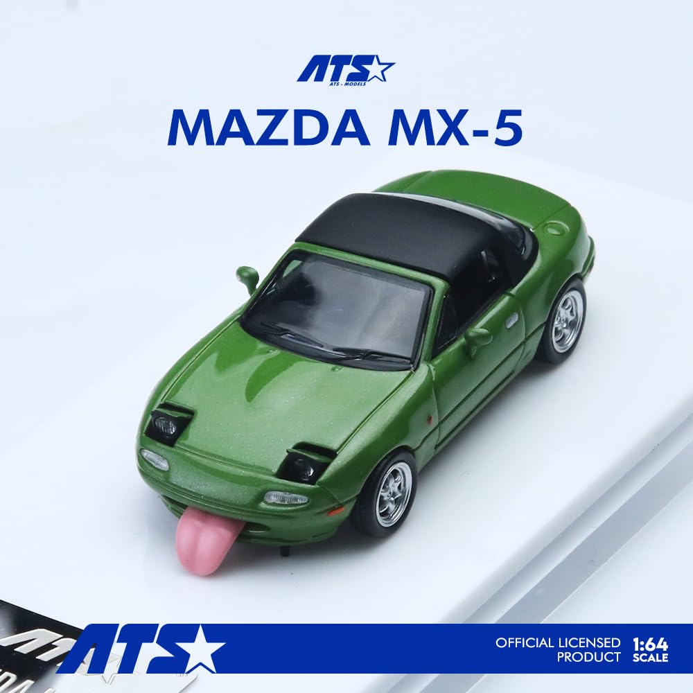 HobbyJAPAN ATS-MODELS 1/64 Модель Mazda MX-5 ATS880105 Зеленый Готовая
