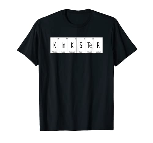 BDSM Kinkster Периодическая таблица Элементы Покорный Kink Футболка