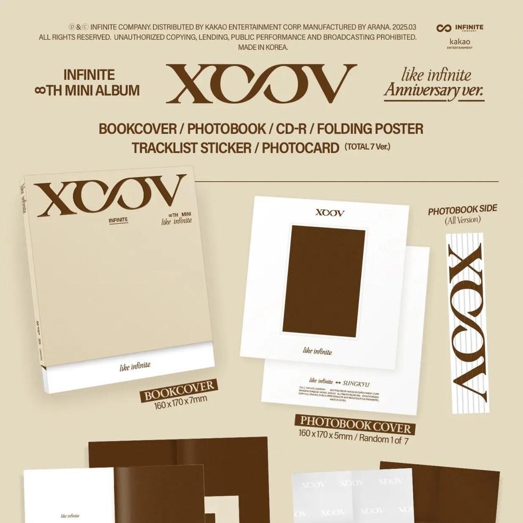 INFINITE - [LIKE INFINITE] 8th Mini Album ANNIVERSARY