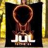 Jul Fait D'or Printed Throw Blanket—lightweight,soft,warm;versatile Blanket for All Seasons—perfect As &air-conditioning Throw,nap Blanket