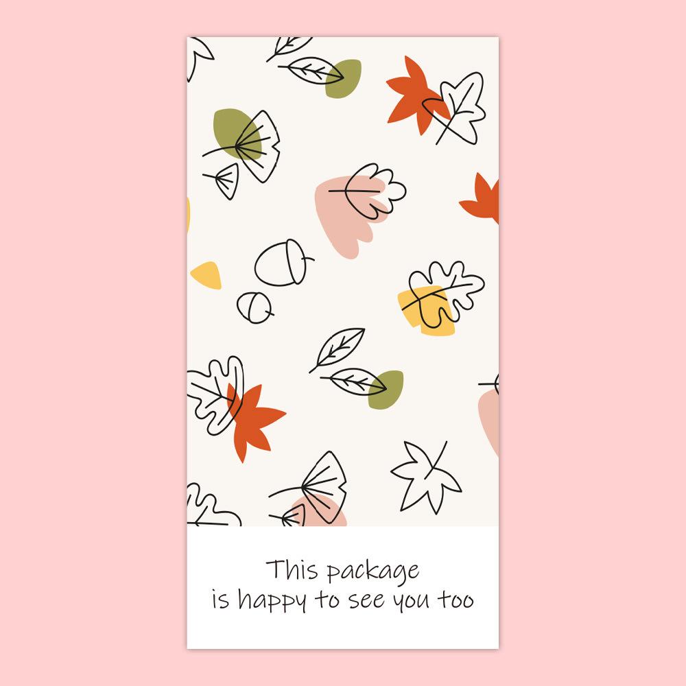 School Notebook Funny Stickers Flowers Thank You Decoration X019