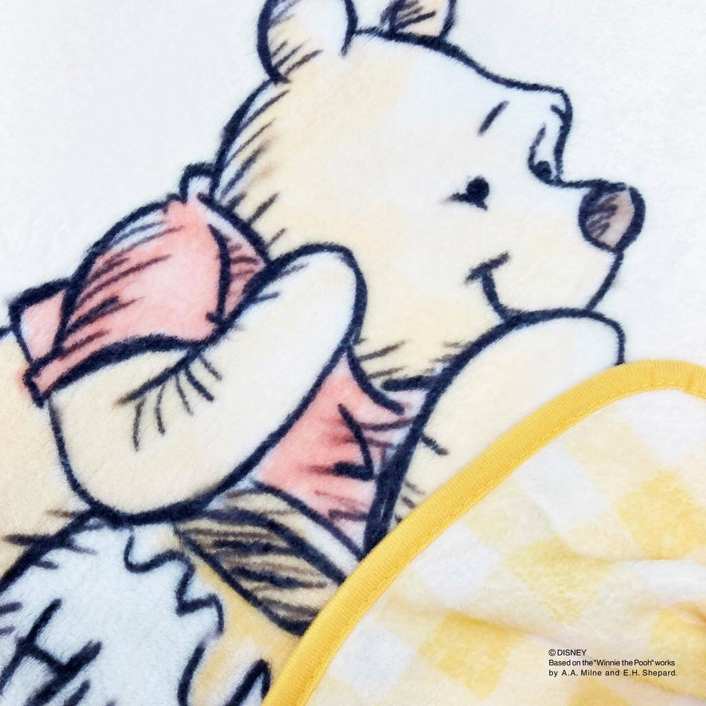 MORIPiLO Morishita Lap Blanket Winnie the Pooh Orange 70x100cm Half Blanket Disney Character Goods 4621186