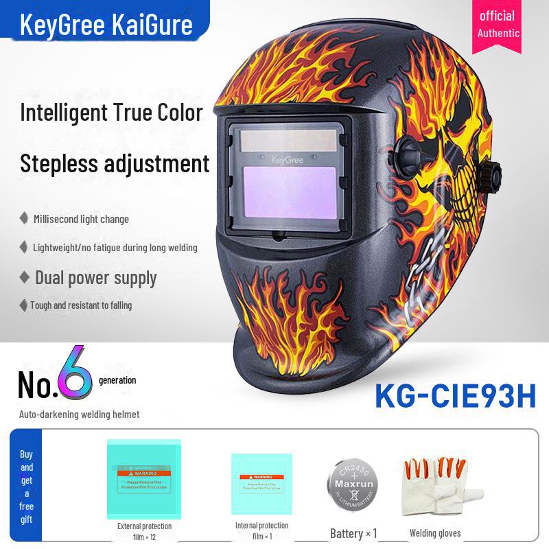 Head-Mounted Flip-Up Welding Mask for Arc Welding - Anti-Glare Protection