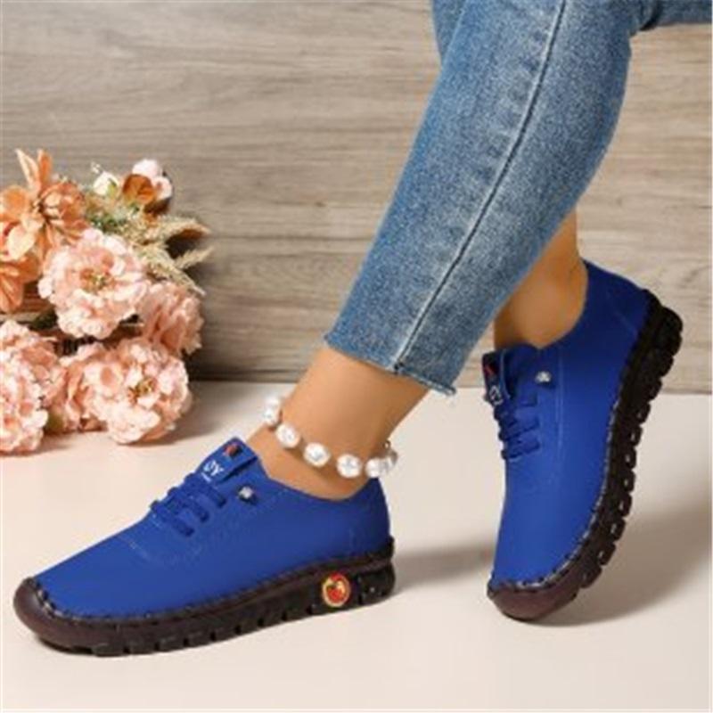 Повседневные туфли женские с мягкой подошвой Tendon с ручной строчкой для мам среднего и пожилого возраста женская обувь