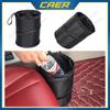 Black Car Trash Can Pack Bag Waterproof Car Trash Bag for Little Leak Proof Car Cooler Bag- Car Garbage Bag with Side Pocket 1Pc