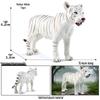 Large Wild Animal Male Tiger Simulation Toy - White, Yellow, Northeast, and Red Variants