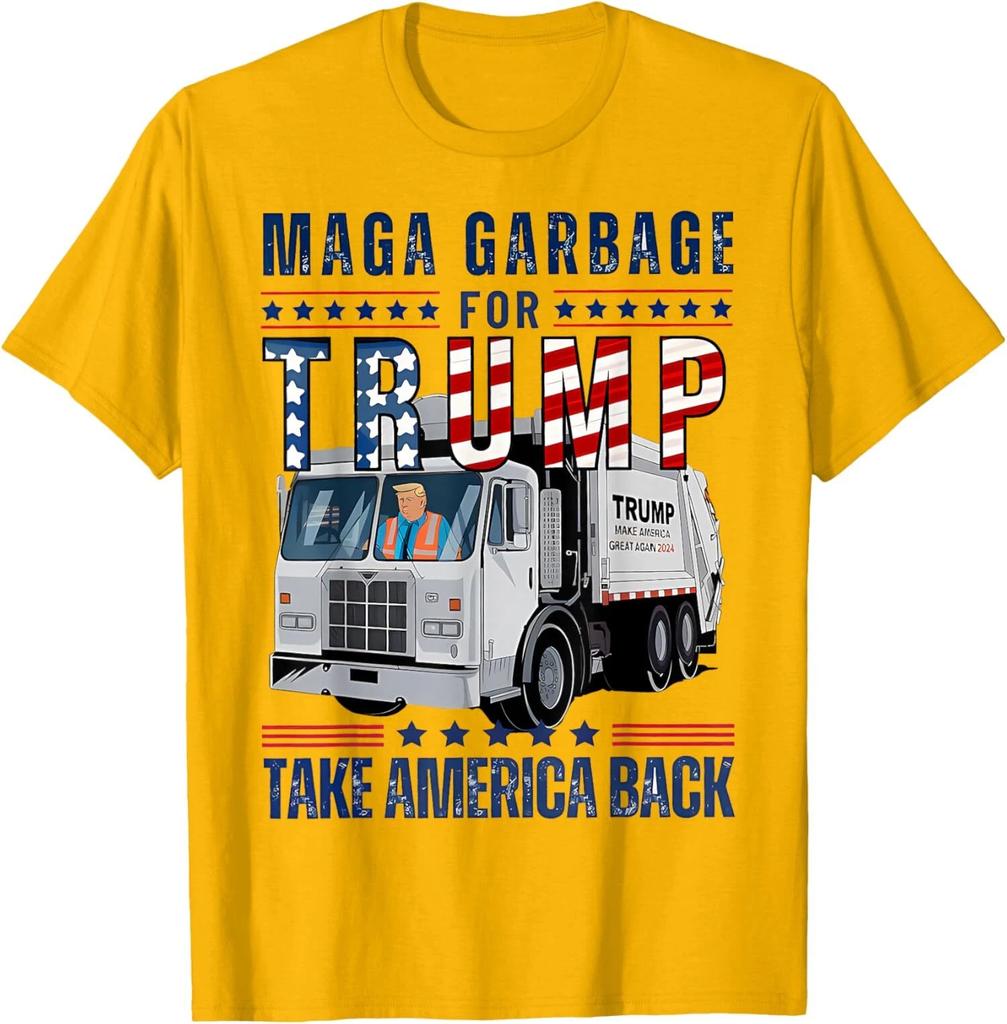 Proud MAGA Garbage Trump Supporter Funny Elections Unisex T-Shirt