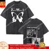 Kendrick Lamar To Pimp A Butterfly Graphic Vintage Washed T-shirts Men Fashion Hip Hop Retro Short Sleeve T Shirt Streetwear