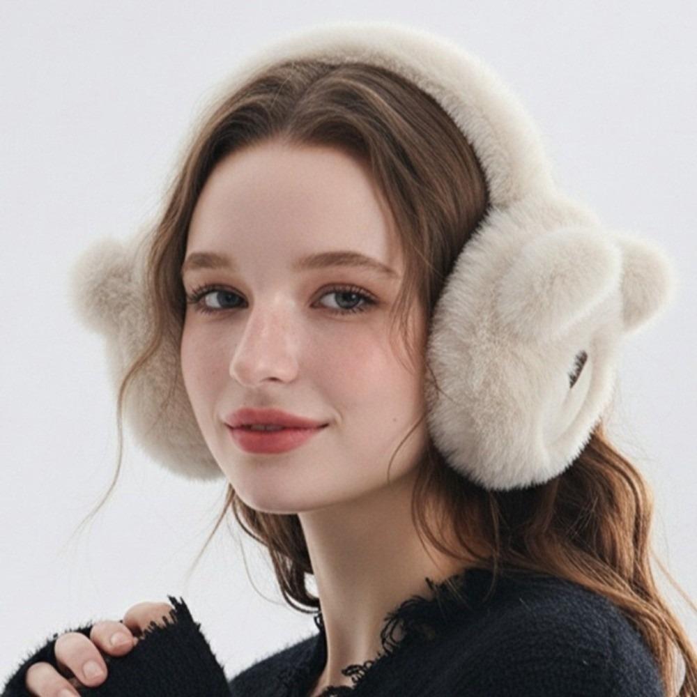 Thicken Warm Earflaps Cartoon Cold-proof Ear Mask Cute Cute Ear Cover  Winter