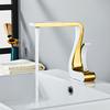Tuqiu Basin Faucet Gold and White  Bathroom Faucet Mixer Tap Brass Gold  Wash Basin Faucet Hot and Cold Sink Faucet New