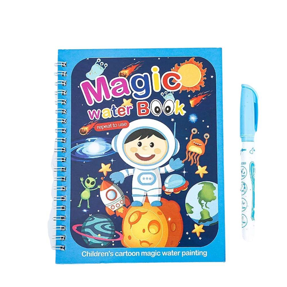 Новинка, 1 шт., волшебная книга для рисования водой, игрушки Монтессори, многоразовая книжка-раскраска, волшебная книга для рисования водой, сенсорные игрушки для раннего образования