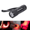 Red Led Flashlight Infrared Vein Imaging 625Nm Red Light 9 Led Torch Vein Finder
