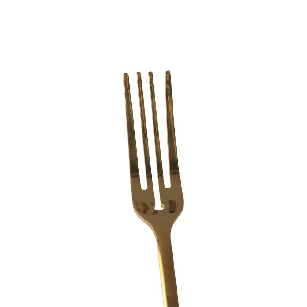 Silver/gold Dinner Fork Long Handle Fruit Forks Stainless Steel Dessert Fork Salad