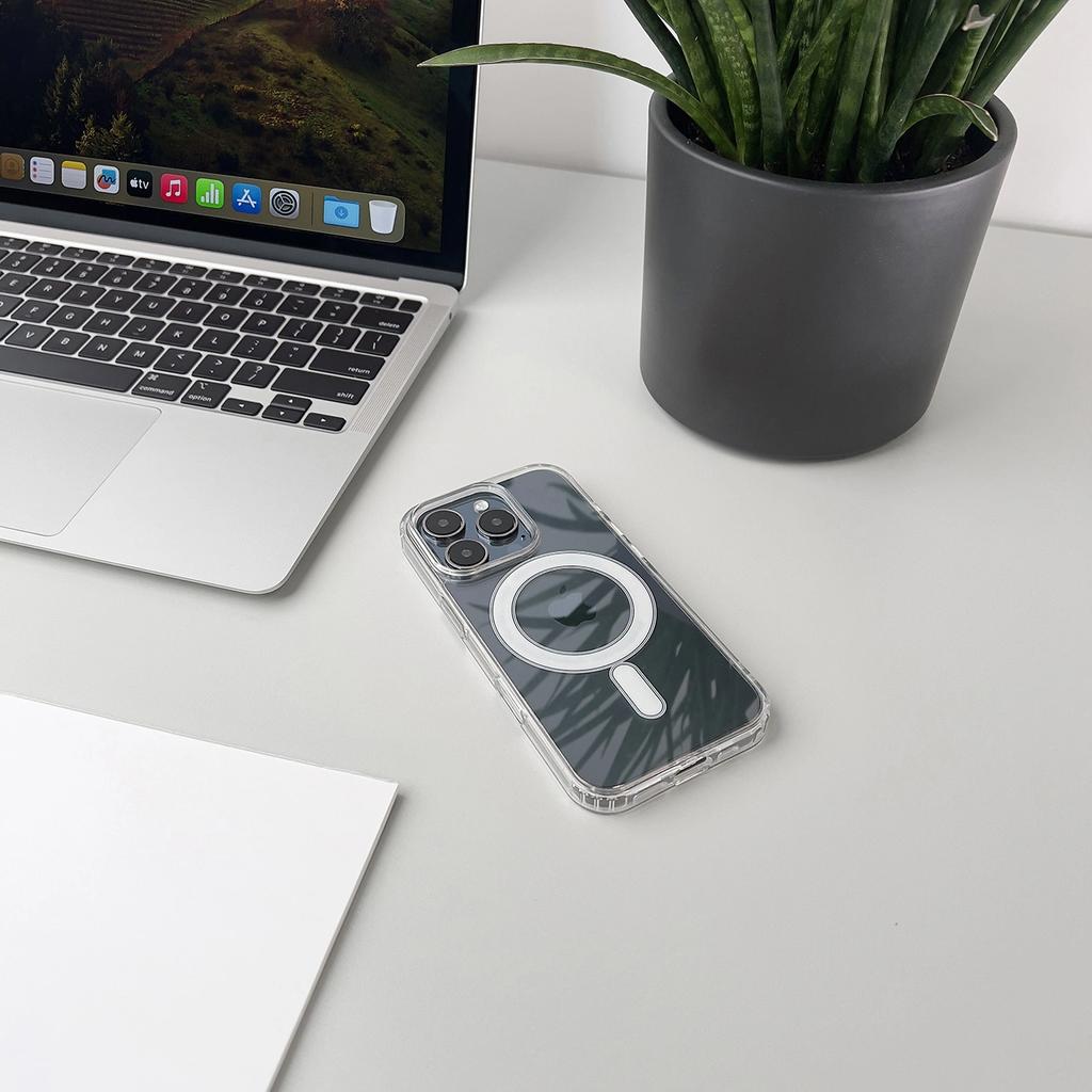 Etui case pokrowiec na iPhone 17 Pro Clear Corner Case MagSafe - przezroczyste