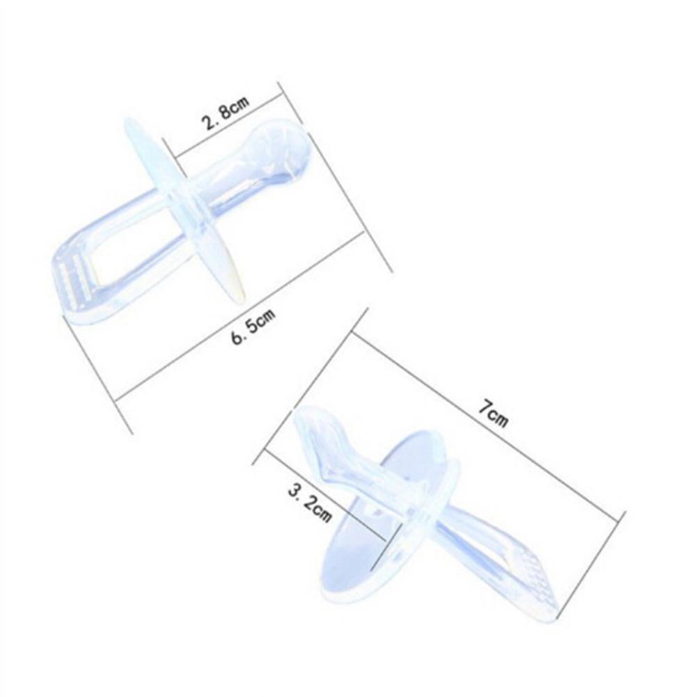 Простая прозрачная безопасная силиконовая пустышка для младенцев и малышей, плоская круглая соска