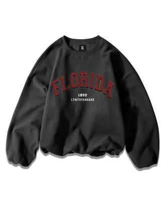 БОЛЬШЕ ВСЕГО нравится Свитшот с воротником-стойкой Florida Peachskin_Угольный