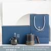 Travel tea set Outdoor portable camping tea drinking equipment Ceramic express cup Office kung fu teapot