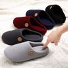 Fashion Litfun Winter House Slippers For Women  Anti-Slip Fluffy Warm Slippers Men Memory Foam Cotton Slippers With Durable Rubber Sole