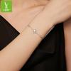 50 Points Luxury Moissanite Bracelet Women'S Noble And Elegant Style S925 Silver Bracelet Jewelry Msb004