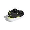 Adidas Water Sandal Durable Low Top Baby Shoes Black Yellow Baby Shoes GX2478