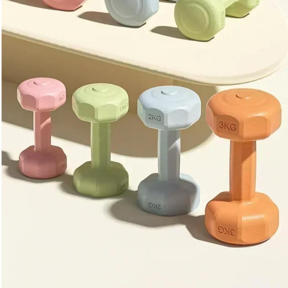 ПВХ Фитнес Набор гантелей 1 кг Маленькая гантель Высококачественная гиря Домашнее оборудование