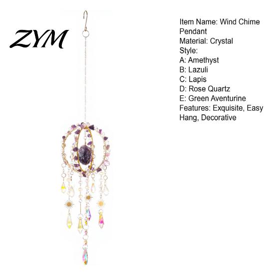 Stylish Home Accents Crystal Suncatcher Hanging, Ball Prism Rainbow Maker Pendant Outdoor Courtyard Decoration for Garden Patio Backyard Car