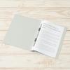 Plus Flat File Resin Binding B5 Vertical Gray 10 Books No.031N 78-049ÁE0