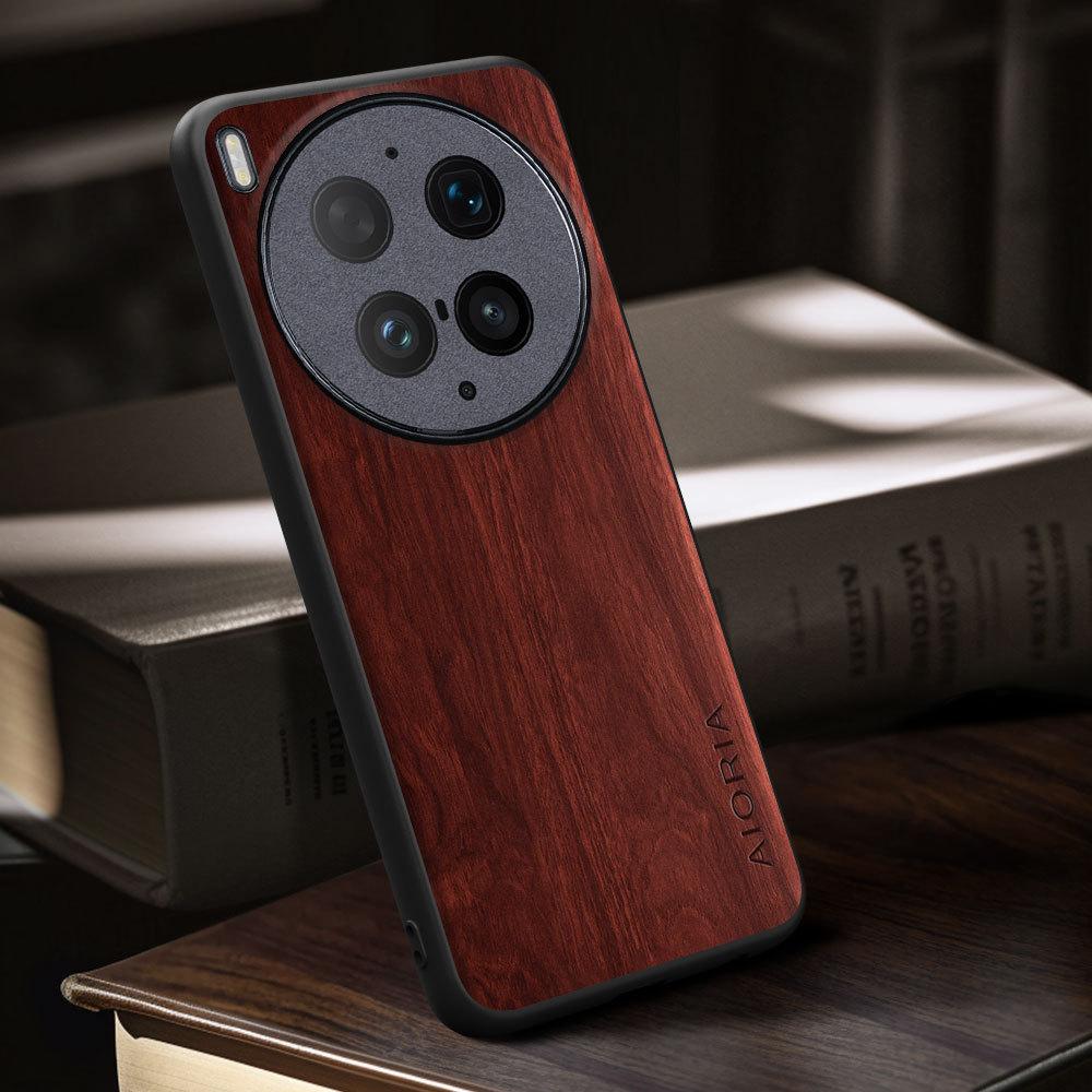 Case for Vivo X300 Pro Ultra funda bamboo wood pattern Four-corner Explosion-proof back cover for vivo X300 Pro Ultra case