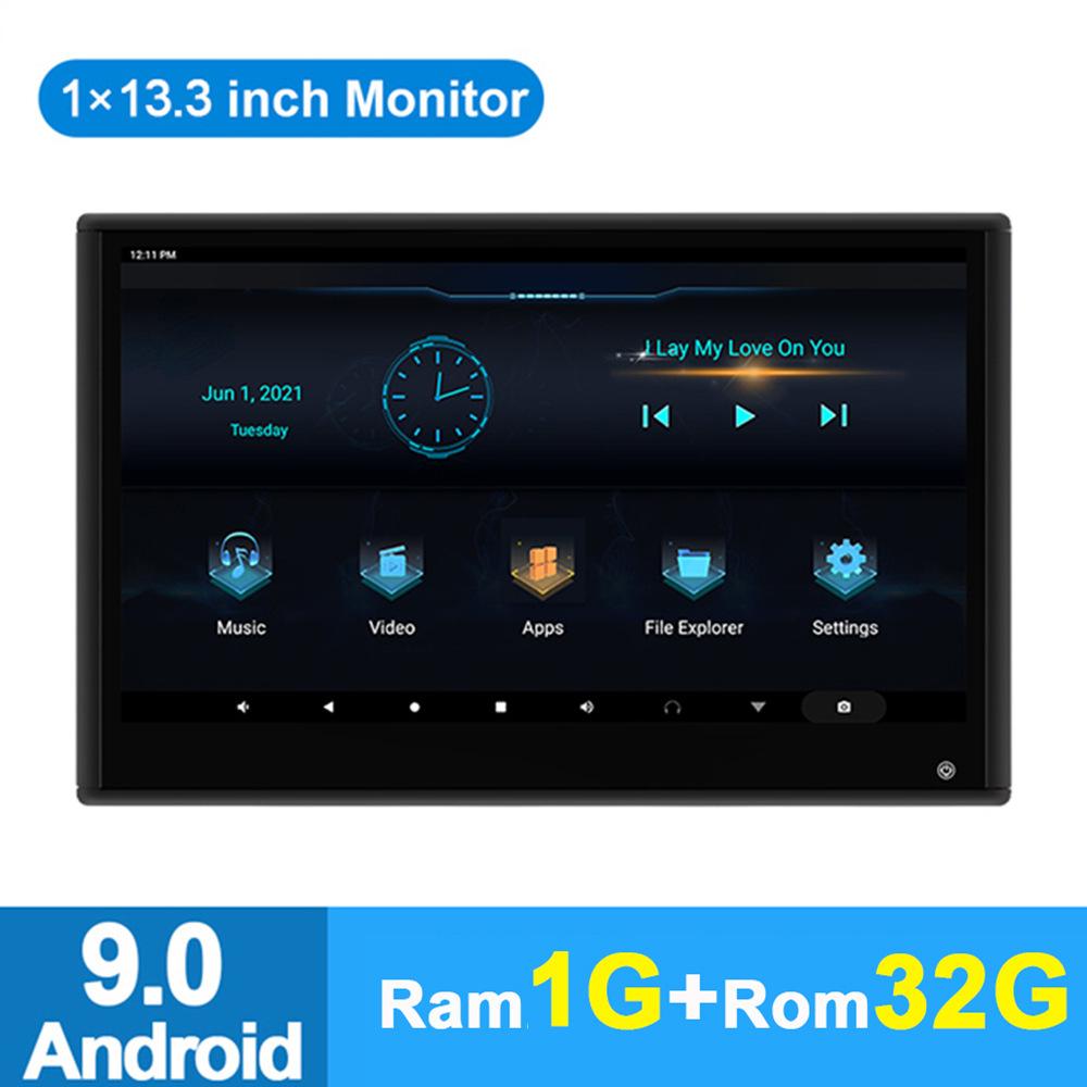 Автомобильный монитор для подголовника Android с разъемом, Автомобильное устройство развлечений для задних сидений MP5
