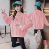 Girls' 2023 Korean-Style Printed Sweatshirt - Stylish Casual Spring/Autumn Pullover