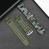 Камуфляжный спортивный ремешок из смолы и резины для серии Casio G-Shock G-9200 - Водонепроницаемый и прочный с инструментами для установки