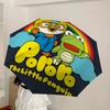 1 шт. Автоматический складной зонт Pororo Adventure, Портативная складная конструкция, Повседневный уличный аксессуар L1127110