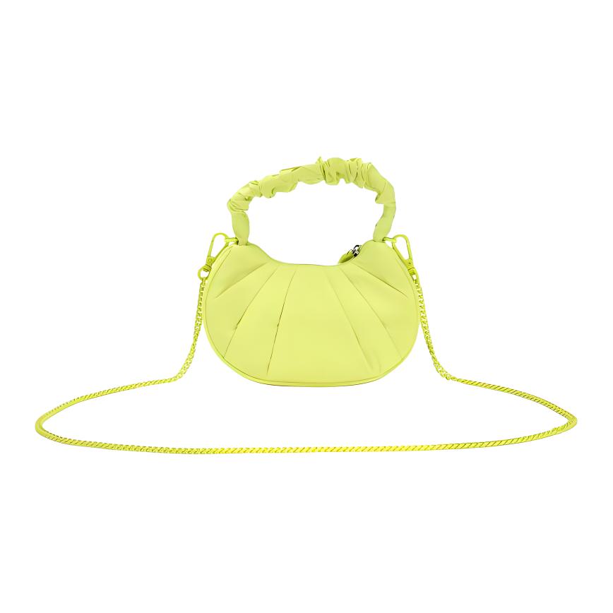 FILA Heritage Series Logo Fabric Cloud Bag Women handbags Yellow F13W328163FYE