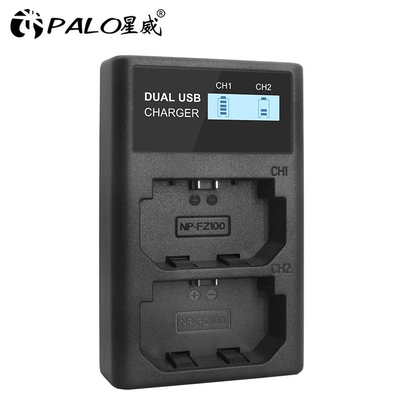 PALO NP-FZ100 NPFZ100 NP FZ100 Battery Charger for Sony NP-FZ100, BC-QZ1, Sony a9,A7R MARK 3, a7R III, a7 III,A6600