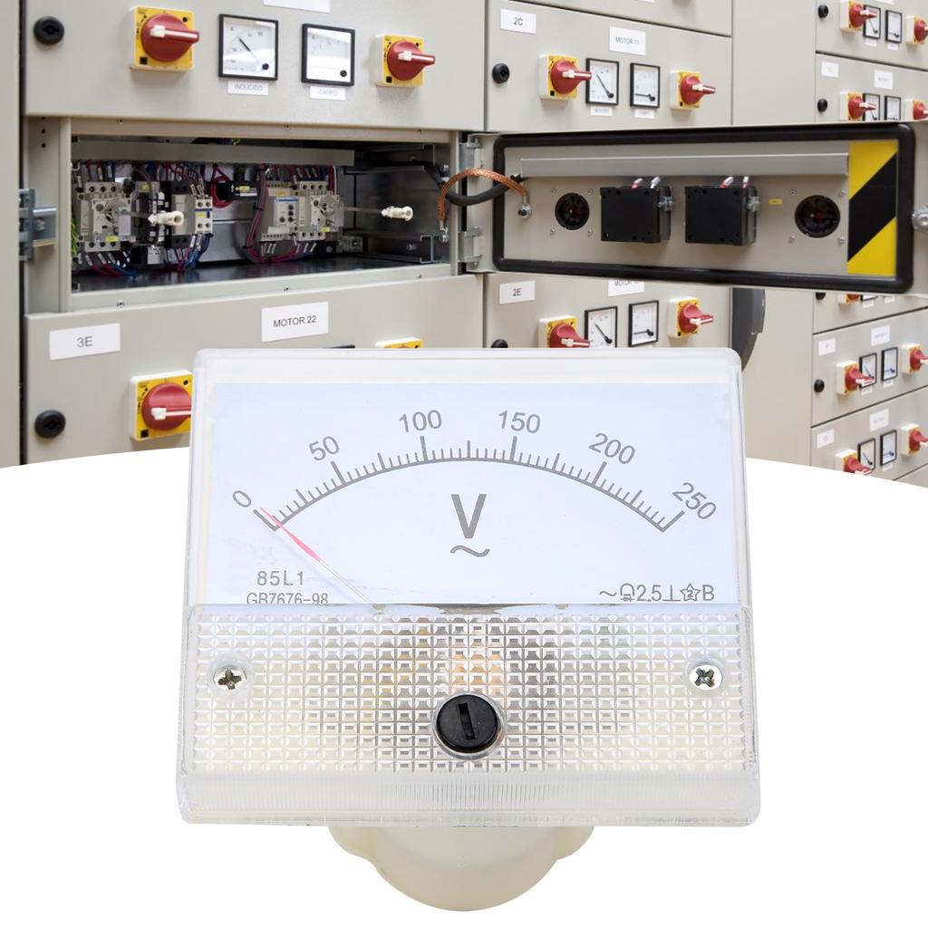 85L1 AC 0250V Высокоточный стрелочный вольтметр, измеритель напряжения, монтируемый на прибор для измерения напряжения