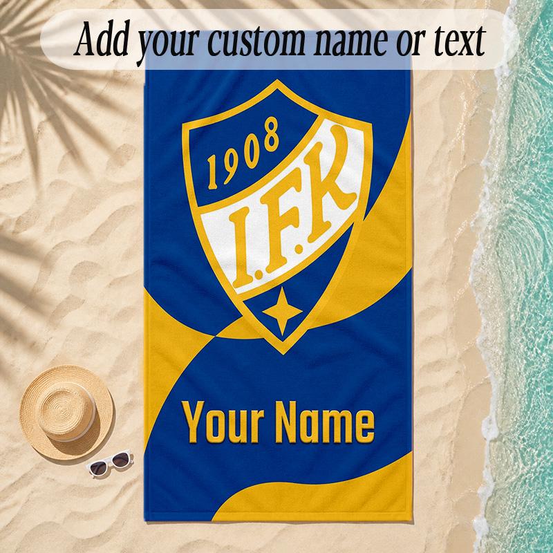 Beach Towelifk göteborg Custom Name Text Personalized Soft Towel for Beach Pool Indoor Home Decor Gift