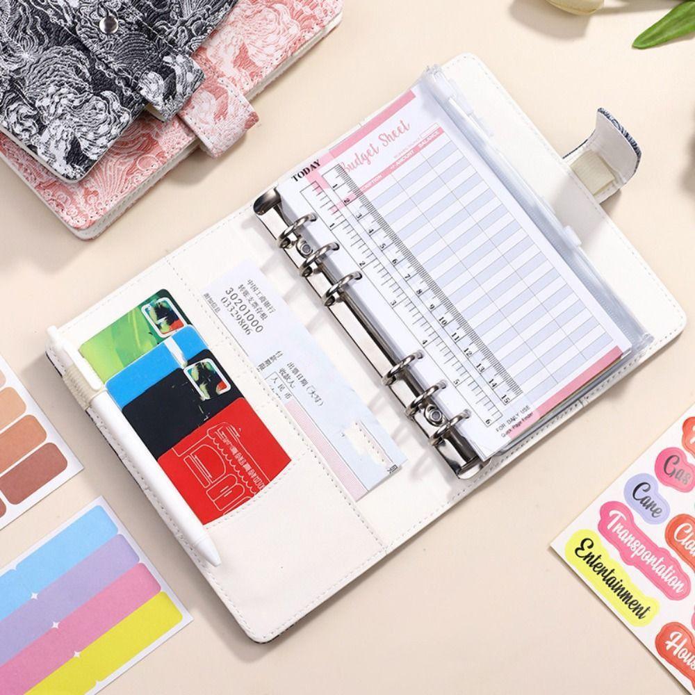 A5/6/7 Блокнот с отрывными листами Творческий сберегательный счет Обложка Папка Жаккард Ручная книга Подарочная