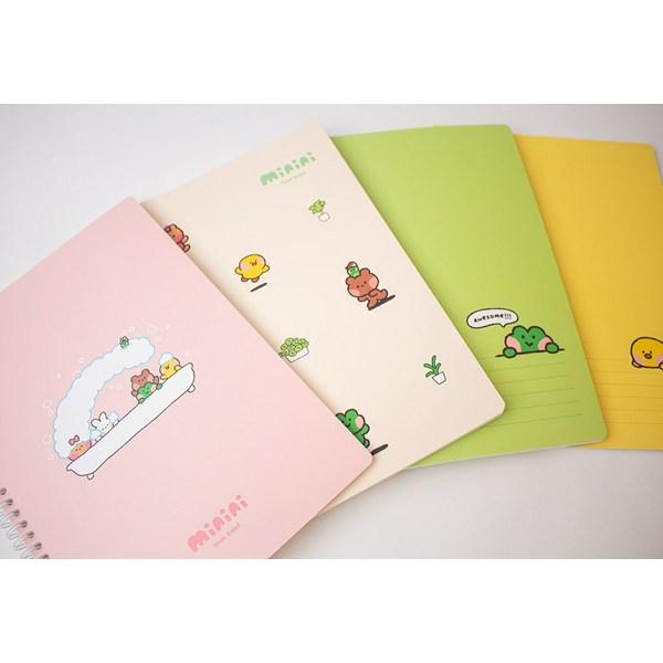 Line Friends Minini Spring Note, случайный цвет, 4 шт.