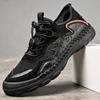 Men's Casual Shoes Leather Mesh Sneakers Outdoor Shoes