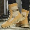 Men's Large Combat Boots - High Top Outdoor Desert & Tactical Hiking Boots