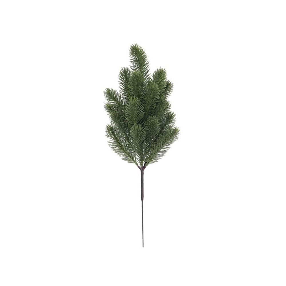 Plastic Artificial Pine Needle Branch Realistic Realistic Green Garland Garlands Accessories