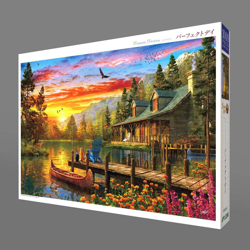 APPLEONE 1000-845 Perfect Day (Dominic Davison) 1000-Piece Jigsaw Puzzle (75 x 50 cm) Made in Japan