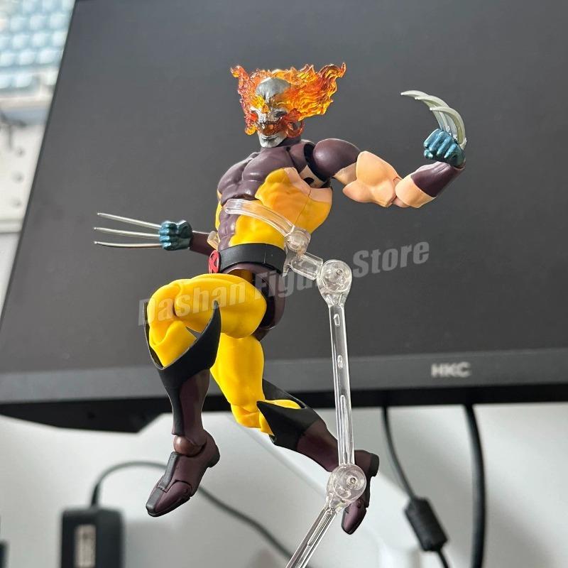 Ct Toys Wolverine Hellverine Action Figure Comic X-Men Logan Howlett Figures Mafex Collection Ghost Rider Figurine Model Toys