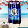 Custom Man City  Print Beach Towel, Large Soft Quick Dry Towel for Beach Camping Swimming