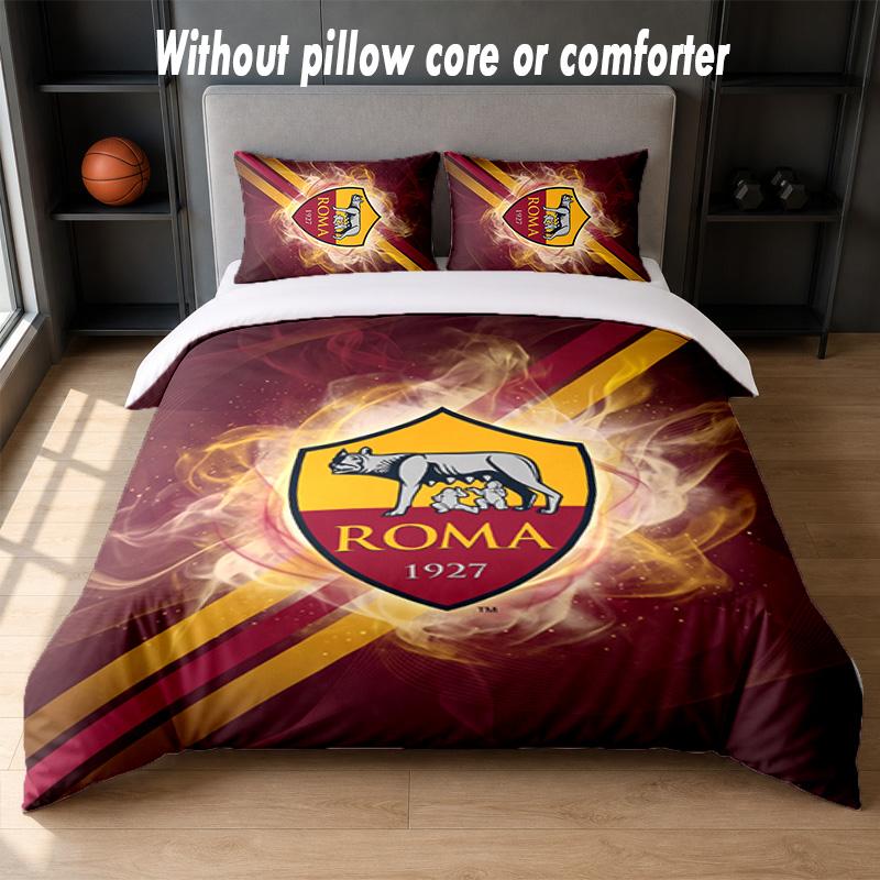AS Roma Design Bed Bedding Set 1 Duvet Cover + 2 Pillowcases Soft Breathable Household Bed Linens