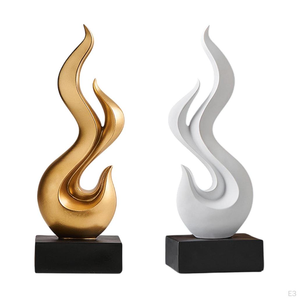 Пламя Дизайн Смоляная Фигурка для Настольного Дисплея, Уникальное Искусство Главная